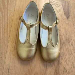 La Coqueta Gold Toddler Shoes